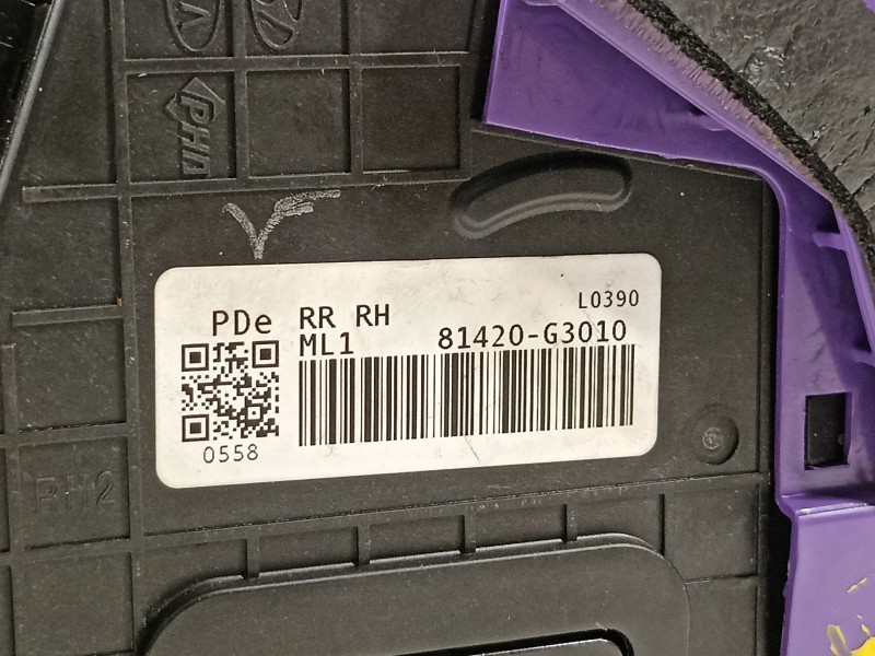 Recambio de cerradura puerta trasera derecha para hyundai i30 (pd) essence referencia OEM IAM 81420G3010  