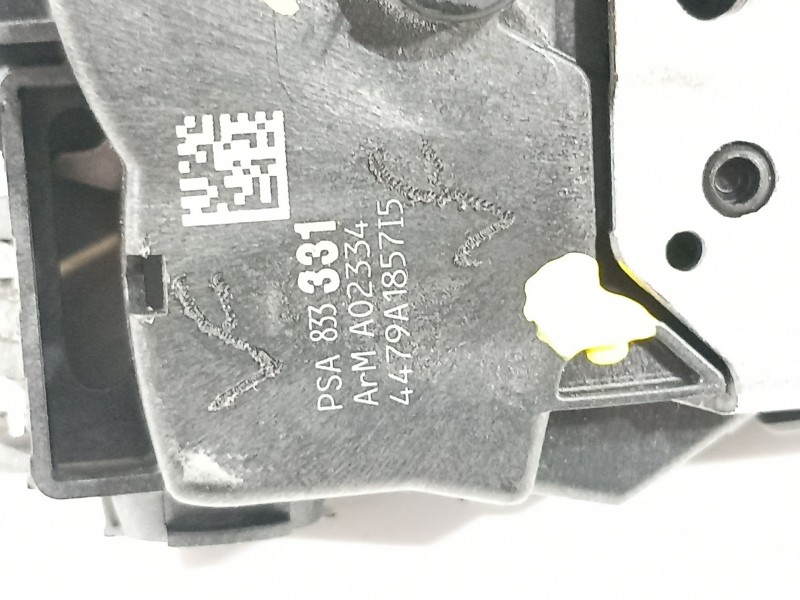 Recambio de cerradura puerta trasera derecha para peugeot 5008 premium referencia OEM IAM 9800624180  833331