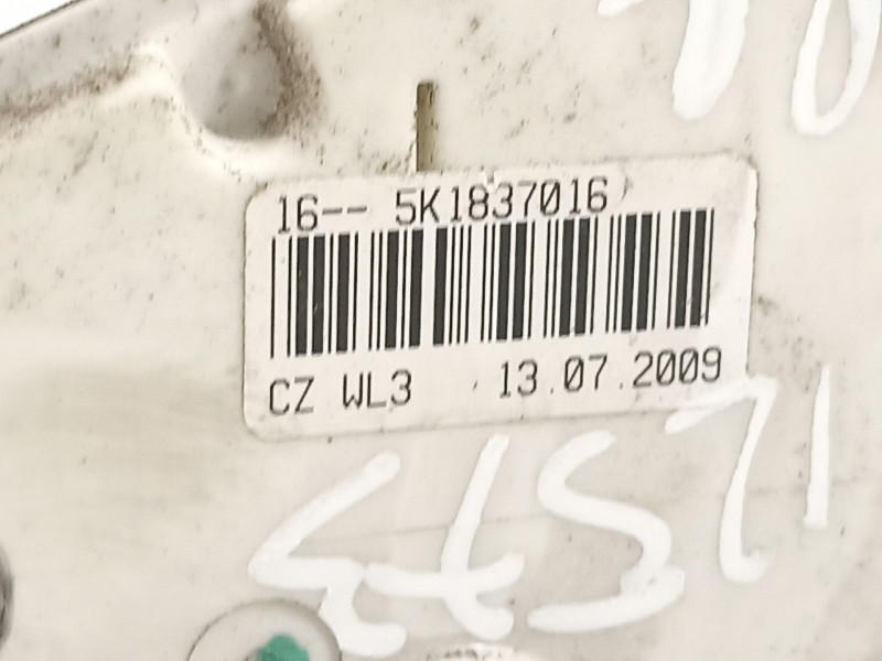 Recambio de cerradura puerta delantera derecha para volkswagen polo (6r1) advance referencia OEM IAM 5K1837016  