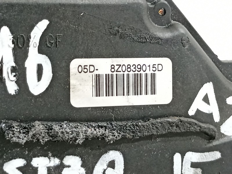 Recambio de cerradura puerta trasera izquierda para audi a2 (8z) 1.4 tdi (55kw) referencia OEM IAM 8z0839015d  
