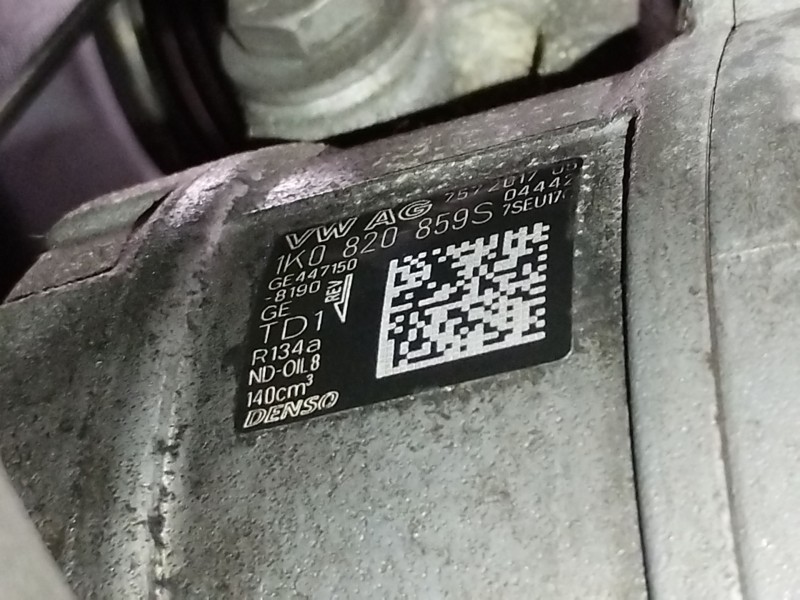 Recambio de compresor aire acondicionado para audi a3 (8p) 1.6 ambiente referencia OEM IAM   