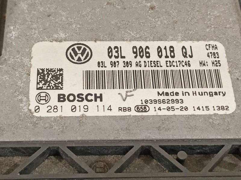 Recambio de centralita motor uce para skoda yeti active referencia OEM IAM 03L906018QJ  0281019114