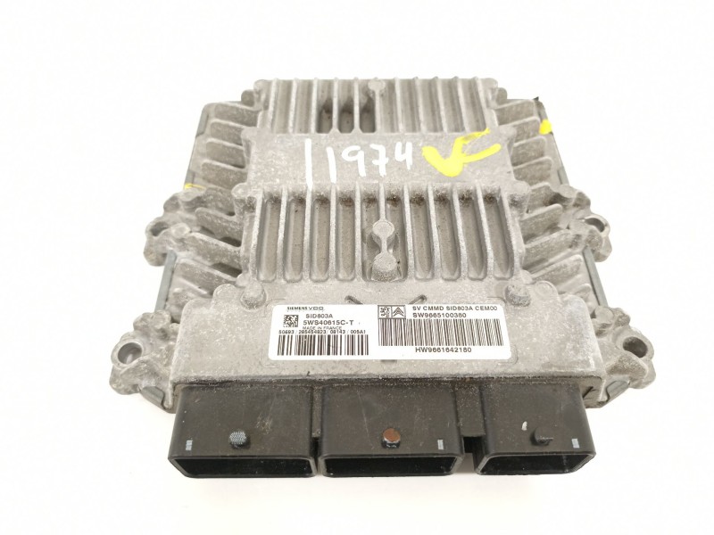 Recambio de centralita motor uce para citroën c4 picasso lx plus referencia OEM IAM 9665100380 5WS40615CT SID83A