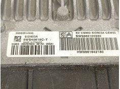 Recambio de centralita motor uce para citroën c4 picasso lx plus referencia OEM IAM 9665100380 5WS40615CT SID83A 2