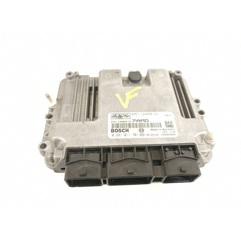 Recambio de centralita motor uce para ford focus berlina (cap) ambiente (d) referencia OEM IAM 4M5112A650YD  0281011701