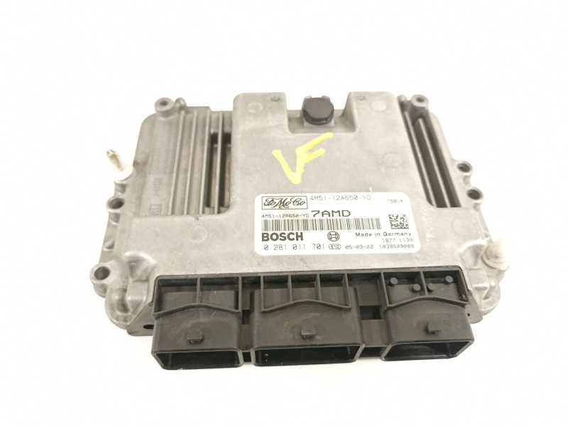 Recambio de centralita motor uce para ford focus berlina (cap) ambiente (d) referencia OEM IAM 4M5112A650YD  0281011701