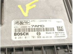 Recambio de centralita motor uce para ford focus berlina (cap) ambiente (d) referencia OEM IAM 4M5112A650YD  0281011701 2