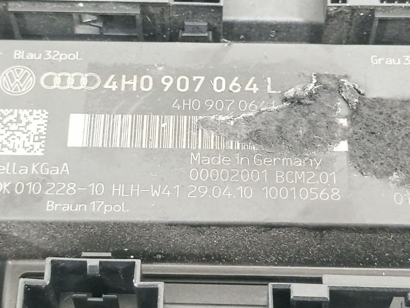 Recambio de modulo electronico para audi a8 (4h) 4.2 tdi quattro referencia OEM IAM 4H0907064L  