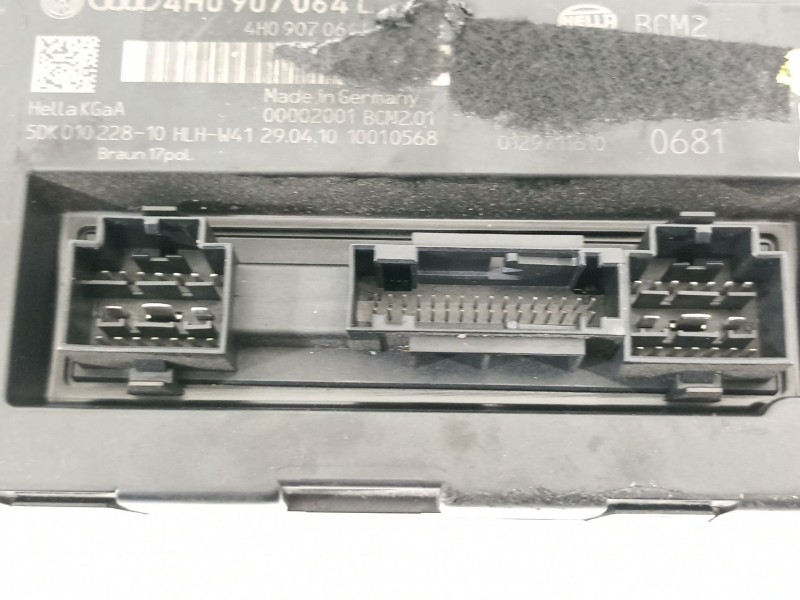 Recambio de modulo electronico para audi a8 (4h) 4.2 tdi quattro referencia OEM IAM 4H0907064L  