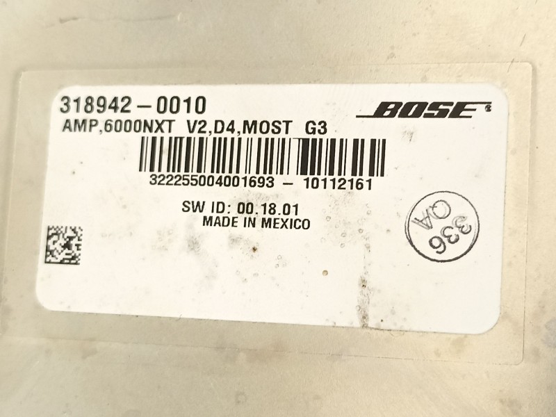 Recambio de amplificador para audi a8 (4h) 4.2 tdi quattro referencia OEM IAM 4H0035223  
