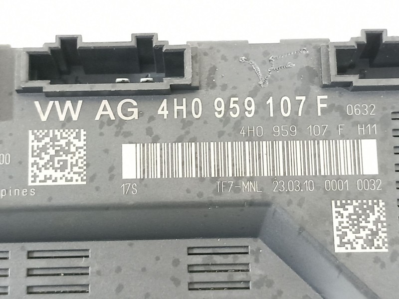 Recambio de modulo electronico para audi a8 (4h) 4.2 tdi quattro referencia OEM IAM 4H0959107F  