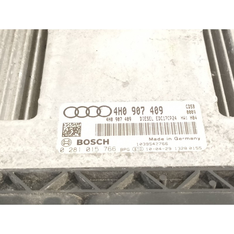 Recambio de centralita motor uce para audi a8 (4h) 4.2 tdi quattro referencia OEM IAM 4H0907409  0281015766