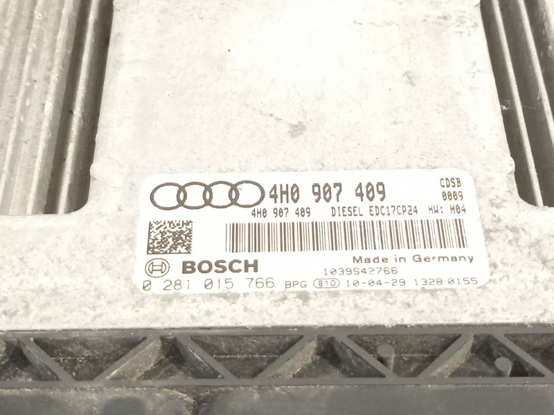 Recambio de centralita motor uce para audi a8 (4h) 4.2 tdi quattro referencia OEM IAM 4H0907409  0281015766
