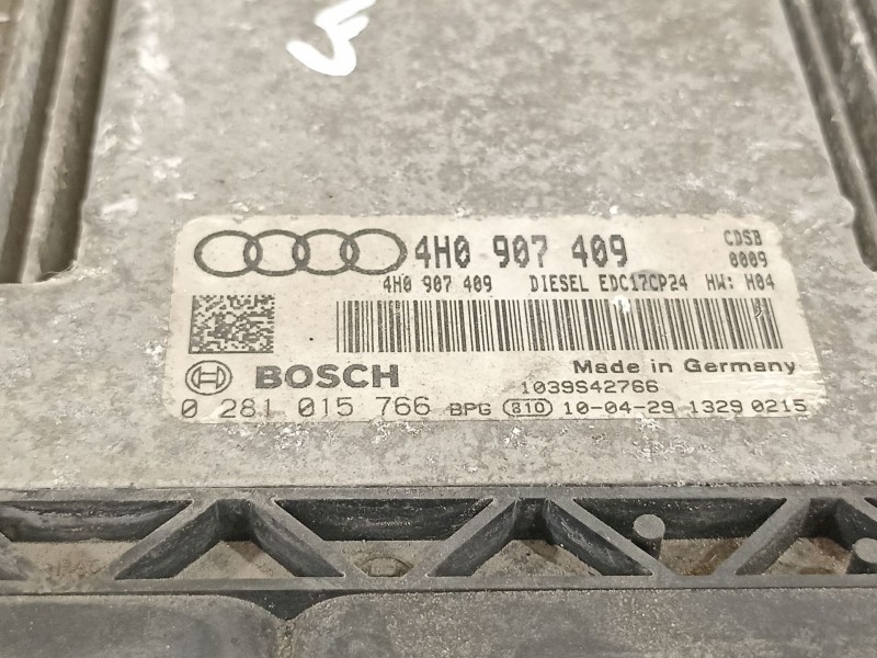 Recambio de centralita motor uce para audi a8 (4h) 4.2 tdi quattro referencia OEM IAM 4H0907409  