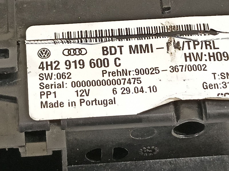 Recambio de mando multifuncion para audi a8 (4h) 4.2 tdi quattro referencia OEM IAM 4h2919600c  