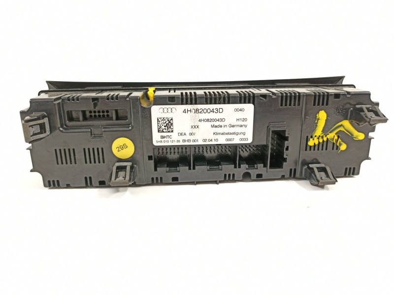 Recambio de mando climatizador para audi a8 (4h) 4.2 tdi quattro referencia OEM IAM 4h0820043d  