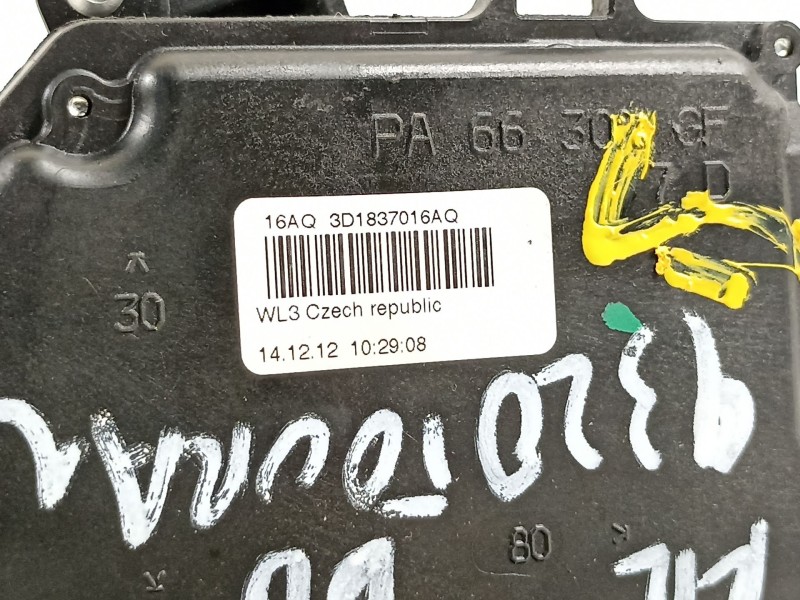 Recambio de cerradura puerta delantera derecha para volkswagen touran (1t3) advance bluemotion referencia OEM IAM 3d1837016aq  