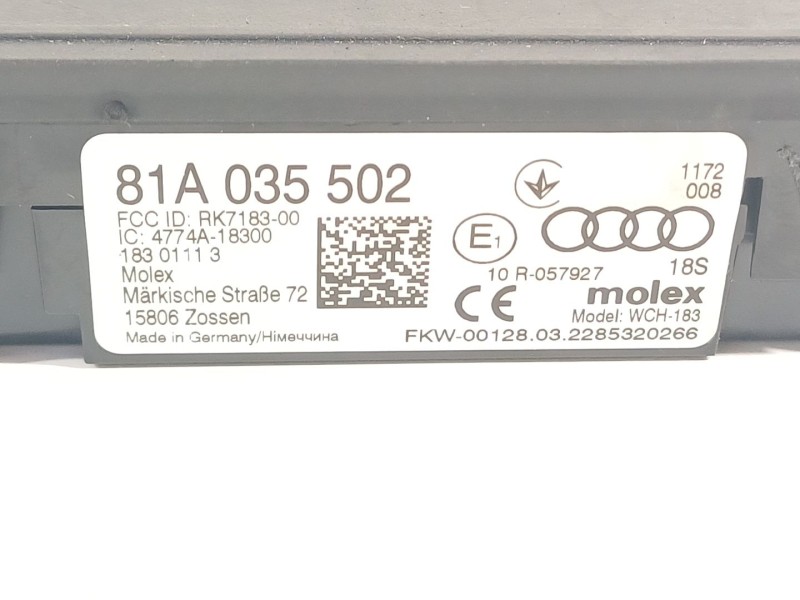 Recambio de modulo electronico para seat ibiza (kj1) fr ib referencia OEM IAM 81A035502  