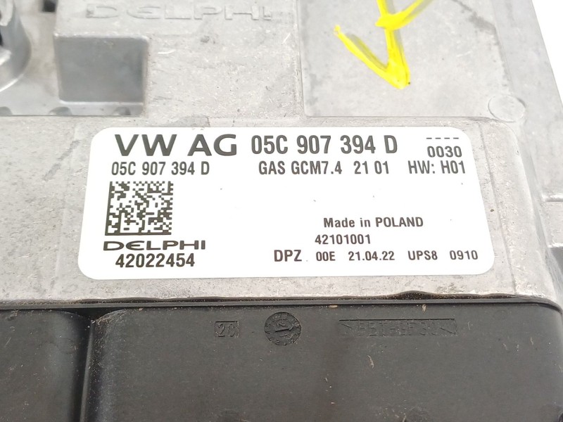 Recambio de centralita motor uce para seat ibiza (kj1) fr ib referencia OEM IAM 05C907394D  