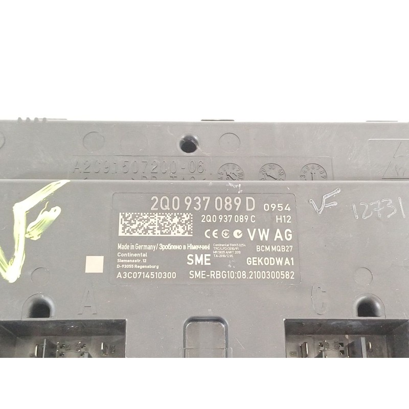 Recambio de modulo electronico para seat ibiza (kj1) fr ib referencia OEM IAM 2Q0937089D  