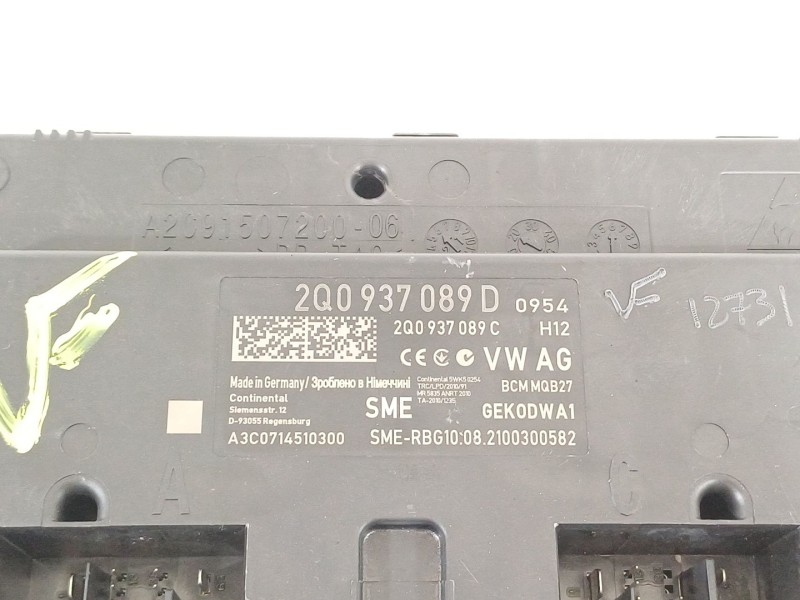 Recambio de modulo electronico para seat ibiza (kj1) fr ib referencia OEM IAM 2Q0937089D  