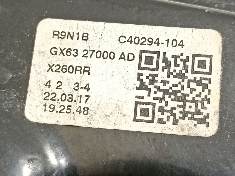 Recambio de elevalunas trasero derecho para jaguar xf r-sport referencia OEM IAM GX6327000AD  