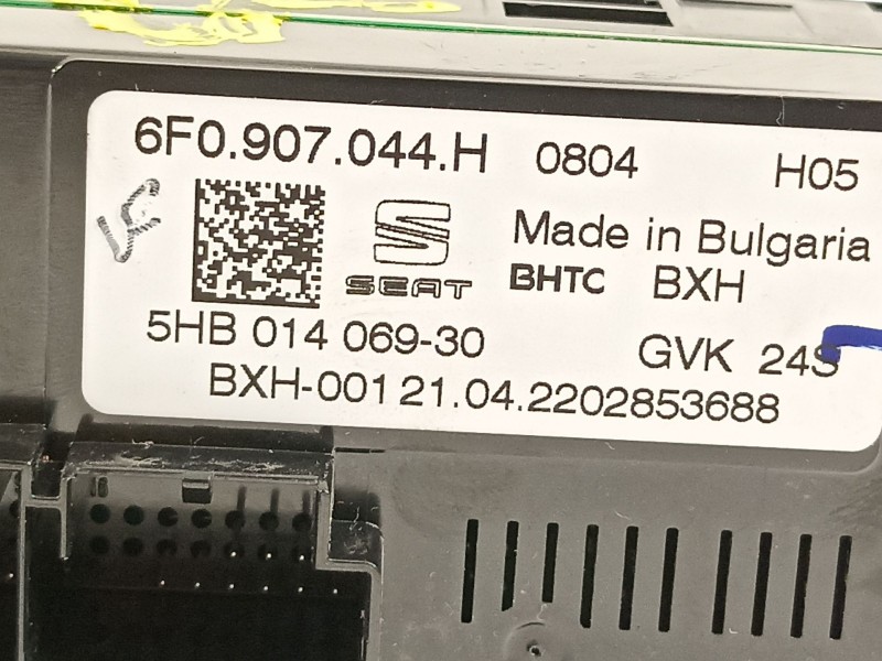 Recambio de mando climatizador para seat ibiza (kj1) fr ib referencia OEM IAM 6F0907044H  