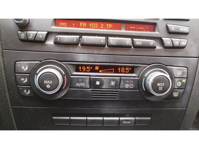 Recambio de mando climatizador para bmw serie 1 berlina (e81/e87) 118d referencia OEM IAM 64119182287  