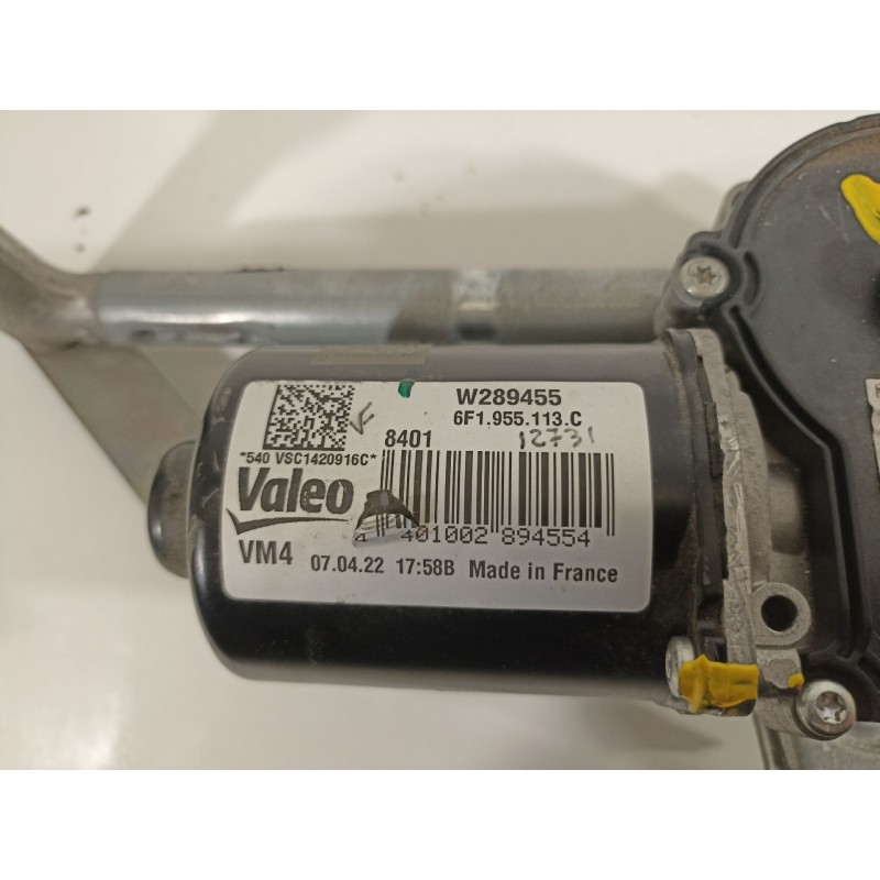 Recambio de motor limpia delantero para seat ibiza (kj1) fr ib referencia OEM IAM 6F1955113C  