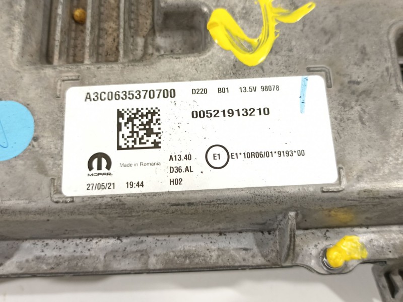 Recambio de cuadro instrumentos para fiat tipo ii (356) sedan referencia OEM IAM 00521913210 52191321 A3C0635370700