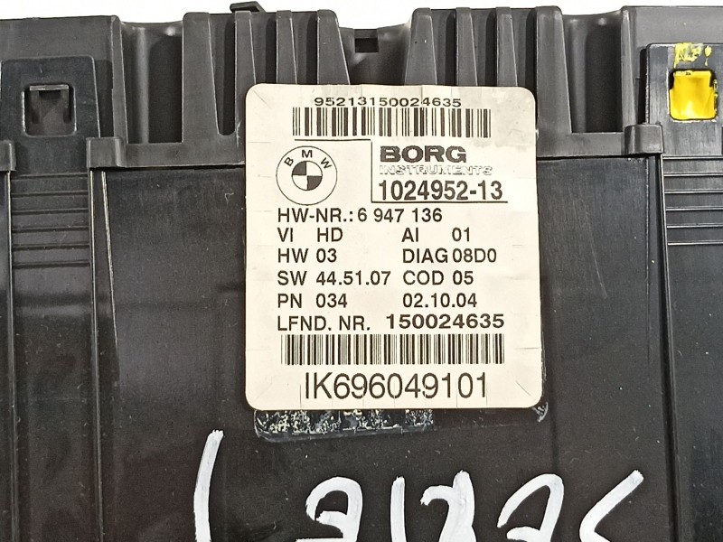 Recambio de cuadro instrumentos para bmw serie 1 berlina (e81/e87) 120d referencia OEM IAM 6947136  696049101