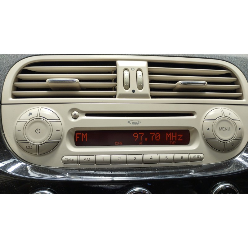 Recambio de sistema audio / radio cd para fiat nuova 500 (150) blackjack referencia OEM IAM 735516139  7648574316