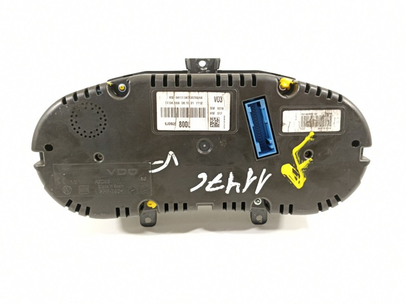 Recambio de cuadro instrumentos para seat ibiza (6j5) ecomotive referencia OEM IAM 6J0920800L  