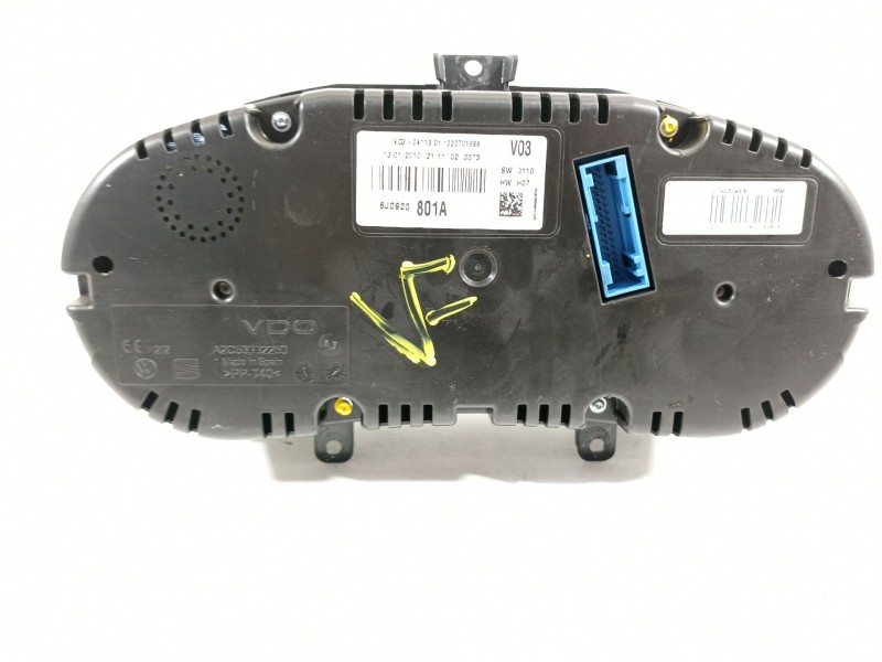 Recambio de cuadro instrumentos para seat ibiza (6j5) reference referencia OEM IAM 6J0920801A  
