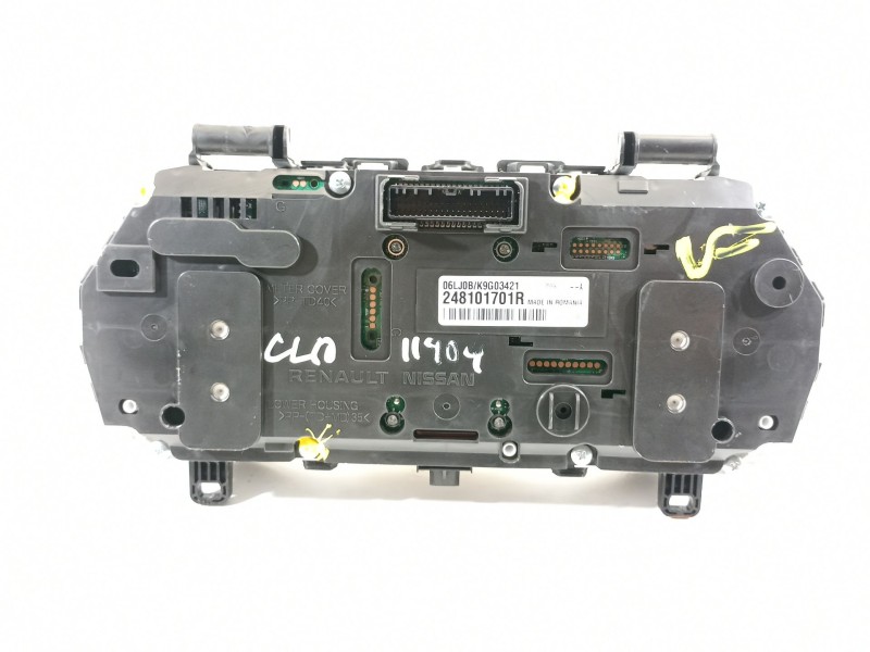 Recambio de cuadro instrumentos para renault clio v intens referencia OEM IAM 248101701r  