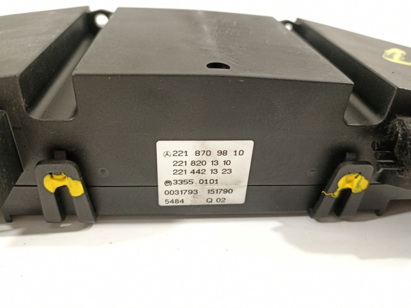 Recambio de mando climatizador para mercedes-benz clase s (w221) berlina 350 (221.056) referencia OEM IAM 22187098  