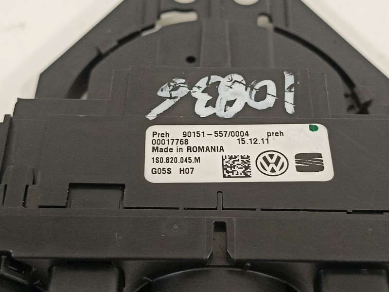 Recambio de mando calefaccion / aire acondicionado para seat mii (kf1) reference referencia OEM IAM 1S0820045M  