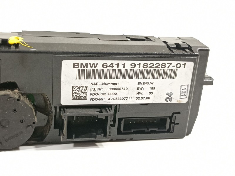 Recambio de mando climatizador para bmw serie 1 berlina (e81/e87) 118d referencia OEM IAM 64119182287  