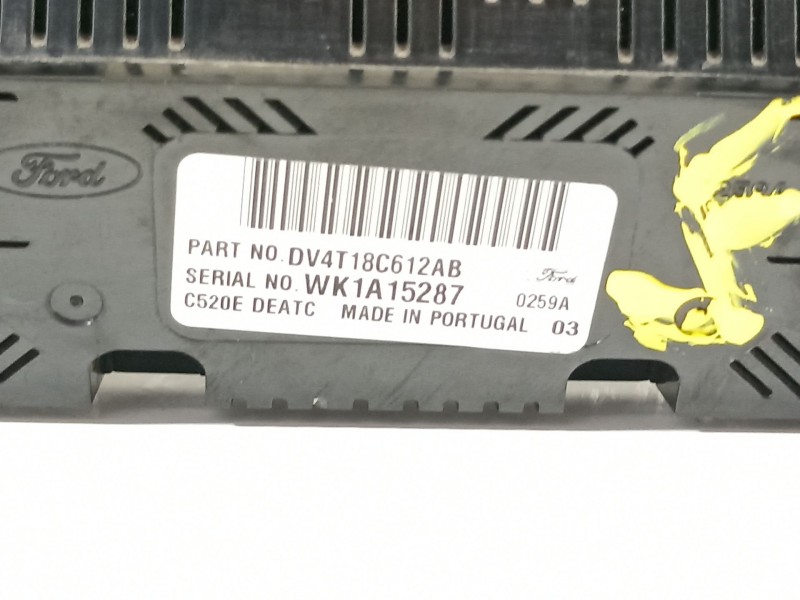 Recambio de mando climatizador para ford kuga (cbs) titanium referencia OEM IAM DV4T18C612AB  WK1A15287