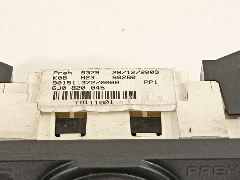 Recambio de mando calefaccion / aire acondicionado para seat ibiza (6j5) reference referencia OEM IAM 6J0820045  