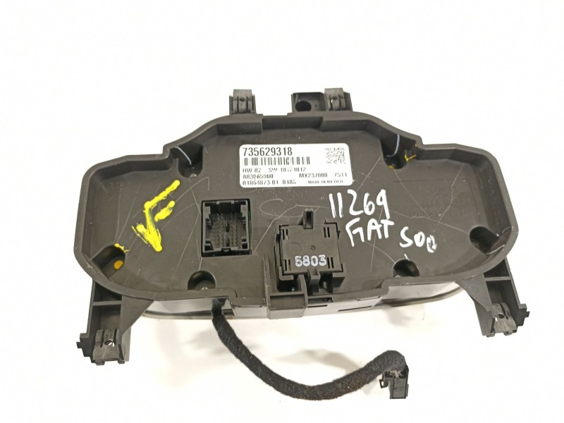 Recambio de mando climatizador para fiat nuova 500 (150) star referencia OEM IAM 735629318  
