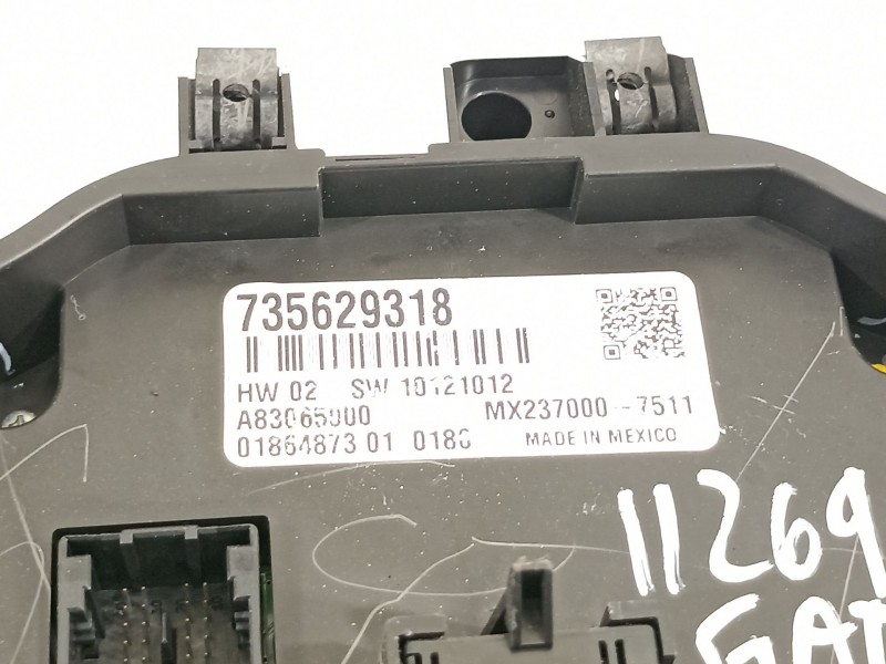 Recambio de mando climatizador para fiat nuova 500 (150) star referencia OEM IAM 735629318  