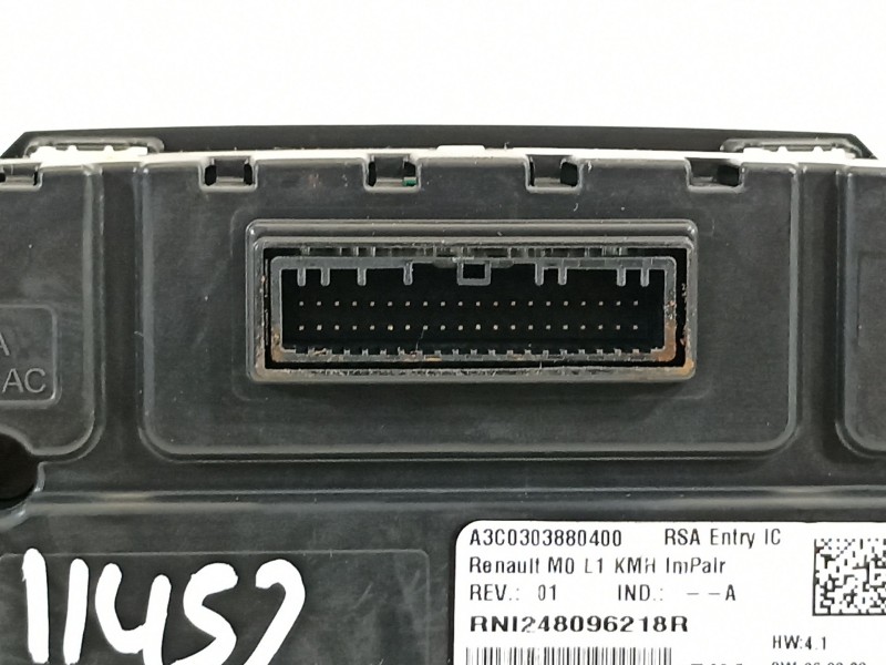 Recambio de cuadro instrumentos para renault express rjk/fd0/ab6ua1ec2110 referencia OEM IAM 248096218R  