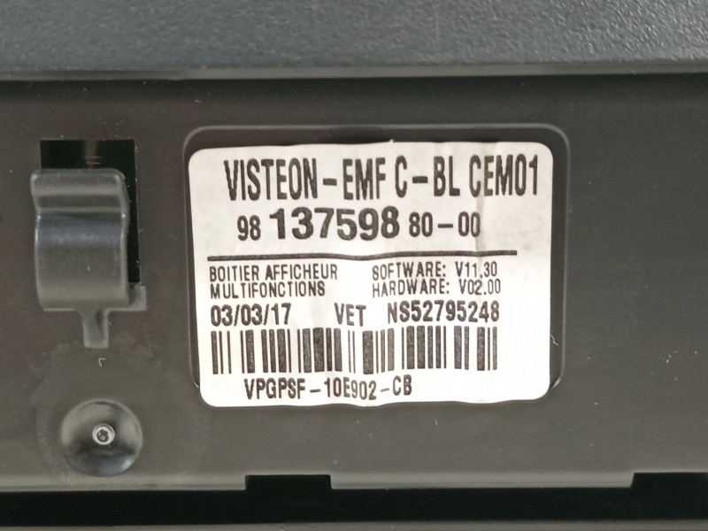 Recambio de sistema audio / radio cd para citroën c3 live referencia OEM IAM 98143710XU  9813759880