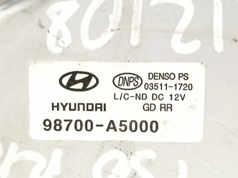 Recambio de motor limpia trasero para hyundai i30 (gd) 1.4 cat referencia OEM IAM 98700A5000  