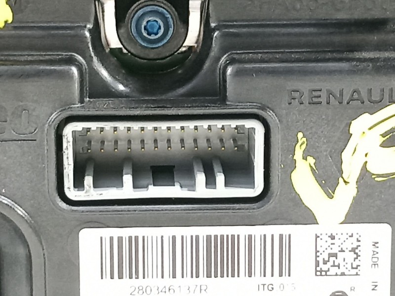 Recambio de pantalla multifuncion para renault clio v intens referencia OEM IAM 280346137R  