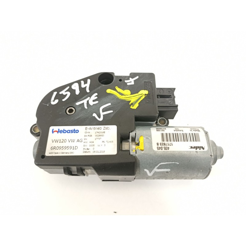 Recambio de motor techo electrico para volkswagen up gti referencia OEM IAM 6R0959591D  