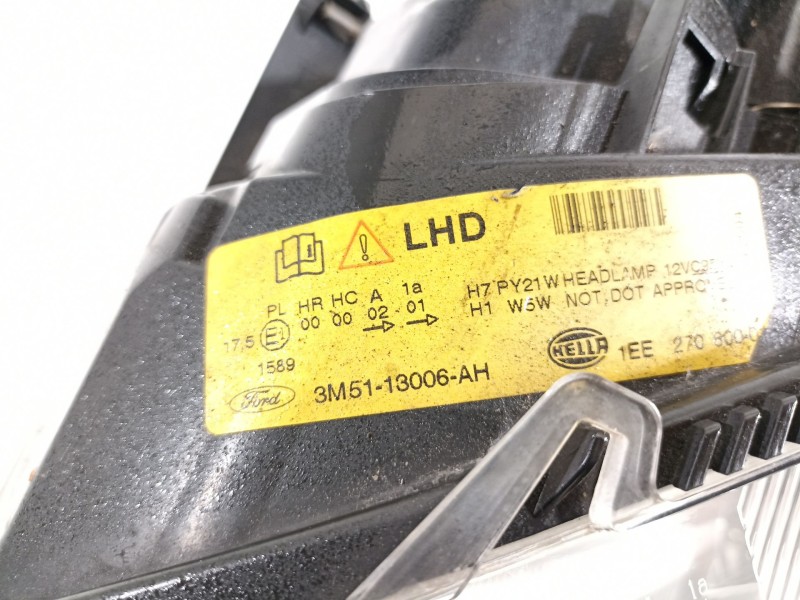 Recambio de faro izquierdo para ford c-max (cb3) style referencia OEM IAM 3m5113006ah  