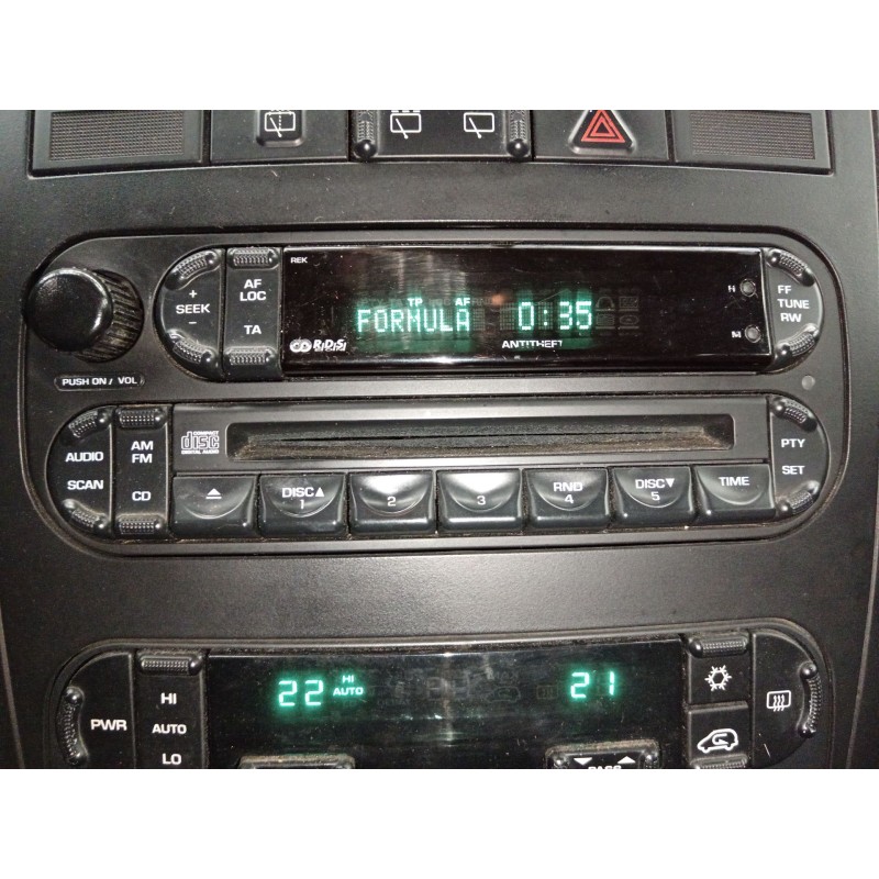 Recambio de sistema audio / radio cd para chrysler voyager iv (rg, rs) 2.5 crd referencia OEM IAM   