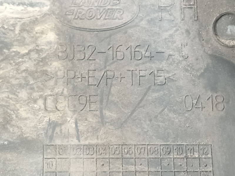 Recambio de moldura para land rover range rover evoque (l538) 2.0 d 4x4 referencia OEM IAM BJ3216165AC  LR035400